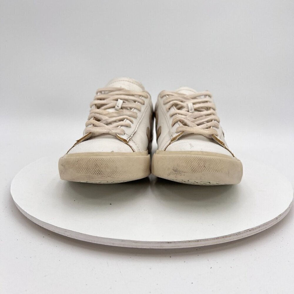 Veja Campo Chromefree Women Size 8 White Natural Leather Low Top Training Shoes - Picture 2 of 15